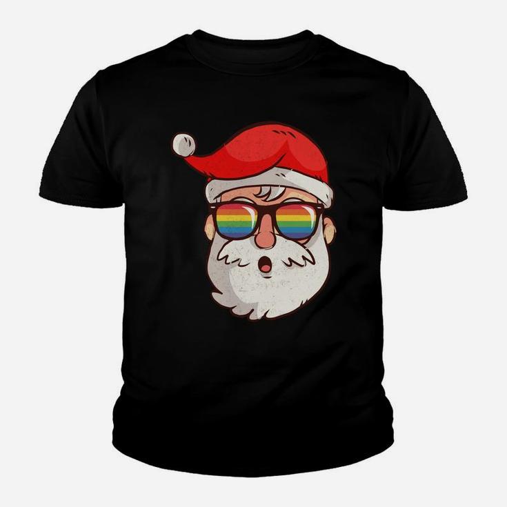[Lgbt] Gay Christmas Santa Claus Pride Rainbow Men Woman Sweatshirt Youth T-shirt
